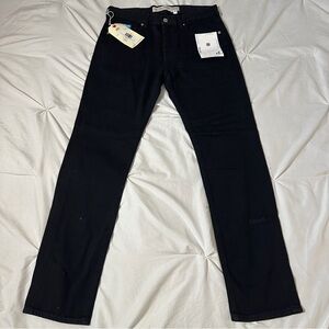 Advisory Board Crystals Classic Black Straight-Leg Jeans for Men